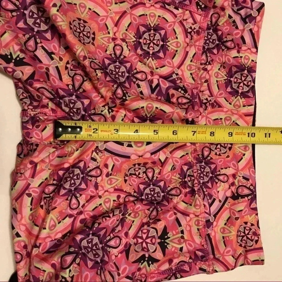 Womens Danskin Now Capri Leggings Pink Boho - Picture 10 of 12